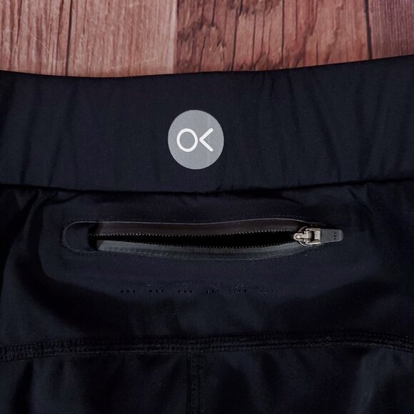 Outerknown Active OK Womens Size Small Black Vented Leggings Athleisure Athletic - Picture 9 of 13